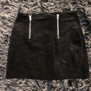 Black Swede Skirt